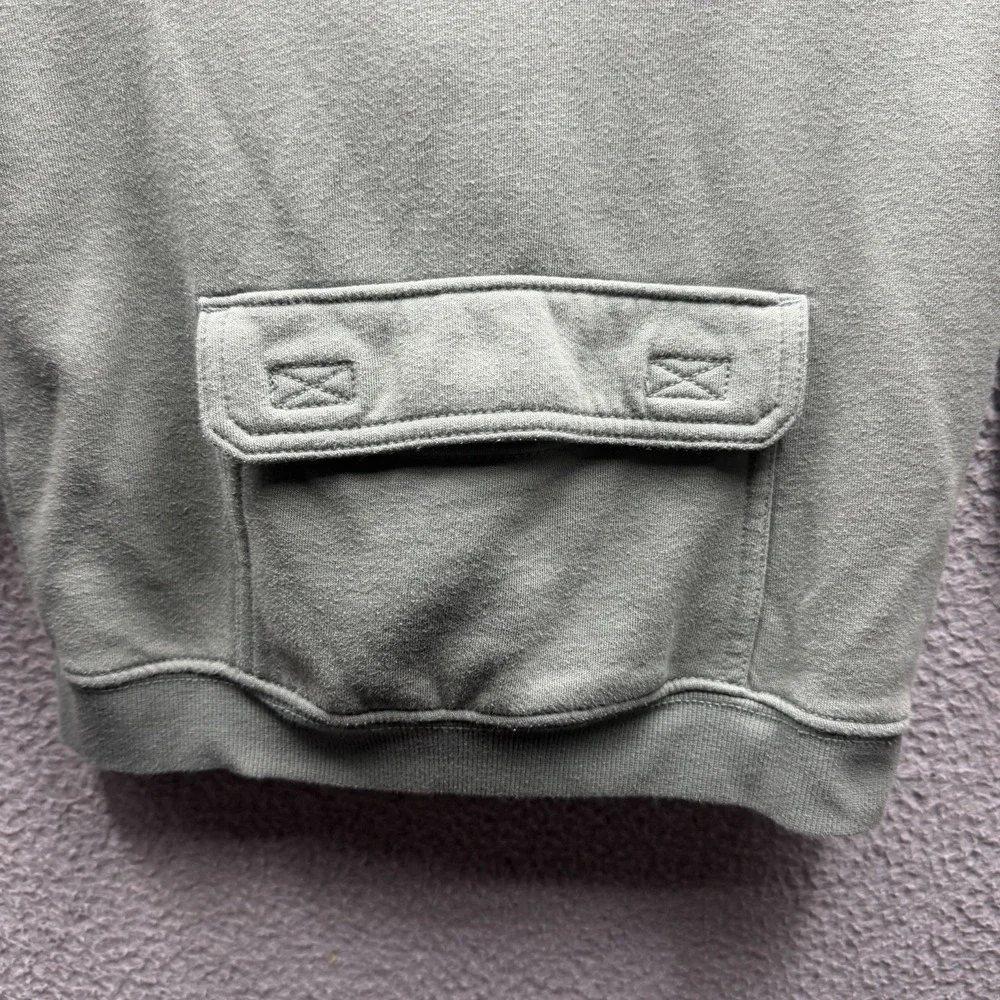 Carter's Hoodie Toddler Boy Size 4T Green Cargo Style Pocket Pullover Hoodie 4T